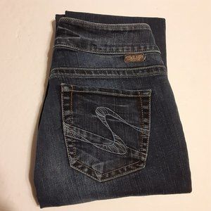 Silver Jeans Women's Suki Capri Denim Jeans Size 28